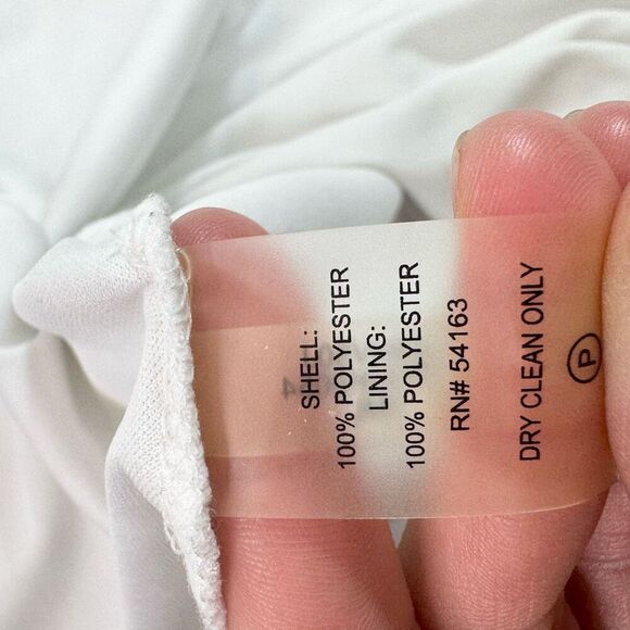 Calvin Klein Maxi Dress Women 14 Floral Chiffon Belted Flowing Spring Feminine - Picture 9 of 9